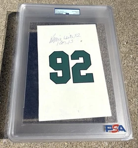 REGGIE WHITE AUTOGRAPH PSA/DNA Authentic Slabbed Cut PACKERS EAGLES - Picture 1 of 3