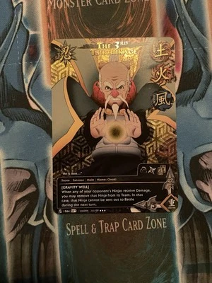 Naruto TCG CCG The 3rd Tsuchikage Card Super Rare Near Mint - Image 1 of 4