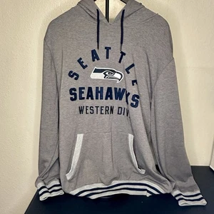 NFL Seattle Seahawks Pullover Erwachsene XL grau Hoodie Sweatshirt leicht - Bild 1 von 6