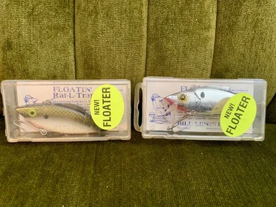 Vintage Bill Lewis Floatin' Rat-L-Trap Lot Of Two 1/3oz FR25/FR39 NOS - Image 1 of 4