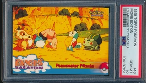 Pokemon 1999 Topps edición de película #46 Peacemaker Pikachu PSA 10 GEMA como nuevo - Imagen 1 de 4