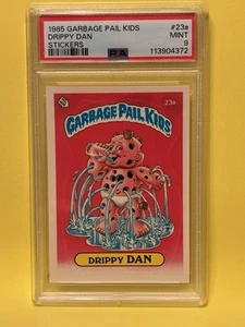 DRIPPY DAN 1* 1985 Garbage Pail Kids Series 1 1st OS1 MATT 23a Psa 9 MT MINT - Bild 1 von 2