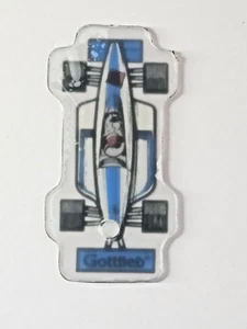 RARO PREMIER GOTTLIEB MARIO ANDRETTI PLÁSTICO COCHE DE CARRERAS PROMOCIÓN LLAVERO NUEVO - Imagen 1 de 2