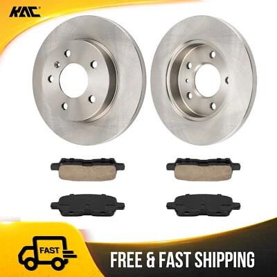 Rotores de freno de disco traseros y pastillas de cerámica 270 mm para Pontiac Grand Prix 2004-2008 Foto 1 de 4