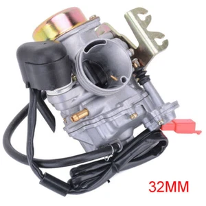 32mm Motorcycle Carburetor For GY6 150cc to 250cc CVK32 Keihin Carb Replacement - Picture 1 of 10