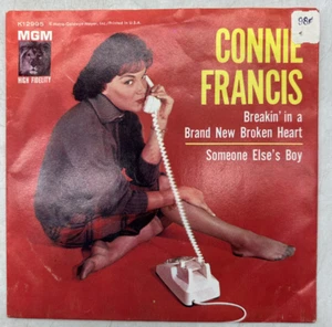 Connie Francis Breakin' In A Brand New Broken Heart MGM Records K12995 EX - Picture 1 of 7