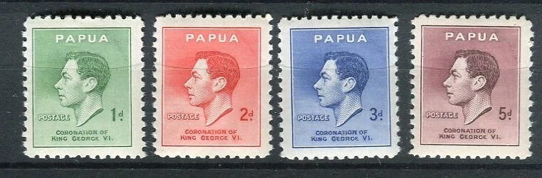Papúa KGVI 1937 Coronación ómnibus edición MNH Foto 1 de 1