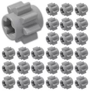 ☀️ NUEVO LEGO 20x Gris Claro Technic, Gear 8 Dientes - Imagen 1 de 2