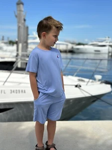 Bamboo Boys Set Organic Cooling Material Kids Outfit Toddlers Closing - Picture 1 of 11