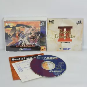 RECORD OF LODOSS WAR II 2 PC Engine SCD 1238 pe - Picture 1 of 5