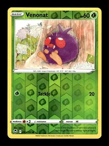 Pokemon Silver Tempest VENONAT 001/195 Reverse Holo - Picture 1 of 1