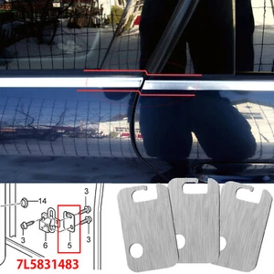 Car Front Lower Door Hinge Repair Washer Plates Shim Pad For VW Audi Skoda Seat - Picture 1 of 10