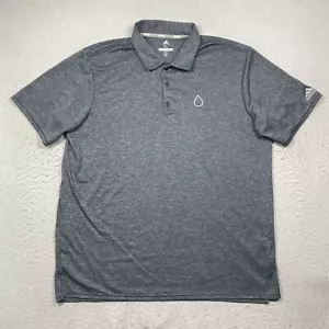 Adidas Polo Shirt Mens XL Blue Short Sleeve Golf - Picture 1 of 9