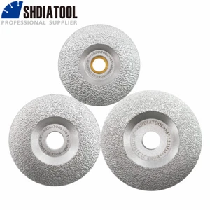 2pcs 4"/4.5"/5" Brazed Diamond Grinding Cup Wheel Disc Angle Grinder Blades - Picture 1 of 14