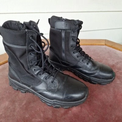 5.11 Tactical Men's Speed 3.0 Urban Sidezip Boot, 12336- Black, US 9 - Image 1 of 4