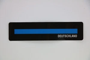 5 x Aufkleber Thin blue Line dünne blaue Linie Deutschland Polizei - Bild 1 von 1