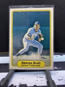 1982 Fleer George Brett #405 Kansas City Royals