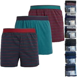 Mens TU 3 Pack Designer Jersey Pure Cotton Boxer Shorts Trunks Underwear XS-3XL - Picture 1 of 2