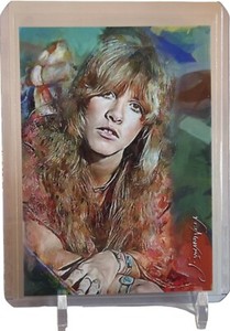 Stevie Nicks Limited Edition Card No. 20 #23/50 Auto Signed by Edward Vela