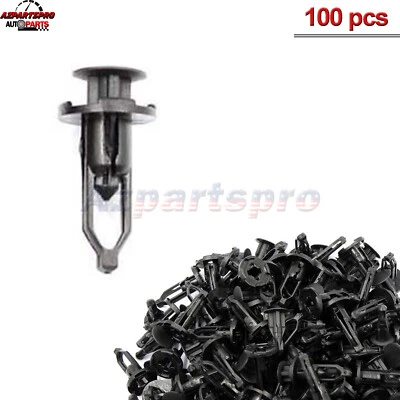 Retenedor de clip de sujetador de remache de plástico de 100 piezas para Toyota para rejilla de parachoques Scion Foto 1 de 4