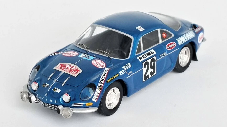 Trofeu ALPINE A110 11th MONTE CARLO RALLY 1972 HENRY/DI NICOLA 1:43 - Immagine 1 di 1