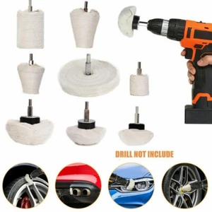 Polishing Buffing Pads Mop Cloth Wheel Buffer Pad Drill for Car Polisher Kit - Picture 1 of 19