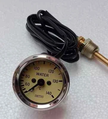 Classic Smiths 52 mm replica Magnolia water temp gauge magnolia replica - Image 1 of 3