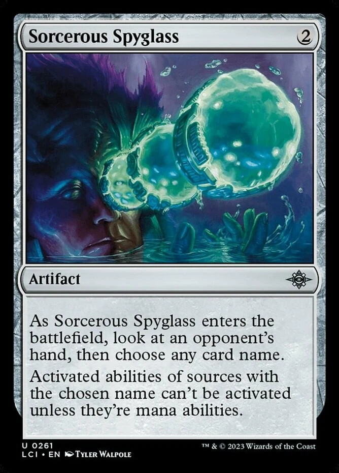 x1 Sorcerous Spyglass - Lost Caverns of Ixalan - NM - MTG - Image 1 of 1