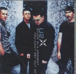 U2 Stuck In A Moment You Can't Get Out of CD UK Island 2000 blue sleeve design b - Bild 1 von 2