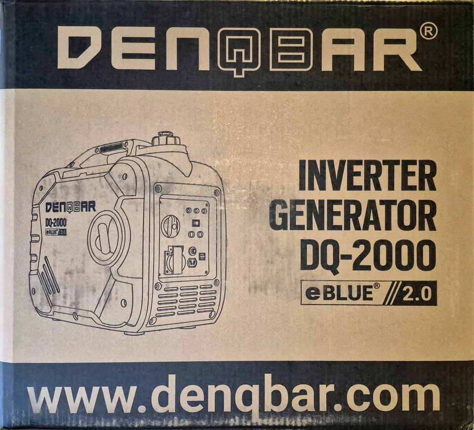 DENQBAR Inverter Stromerzeuger 4-Takt Generator 2000W Notstrom DQ-2000 eBlue OVP - Bild 1 von 1