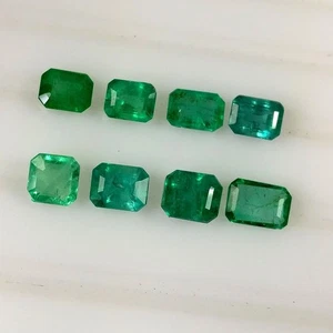 Lotto Zambia 4,68ct Smeraldo Naturale Bel Taglio Ottagonale Non Riscaldato Non Trattato - Foto 1 di 3