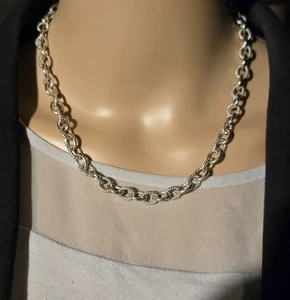 JUDITH RIPKA STERLING SILVER CHAIN 18 INCHES - Picture 1 of 4