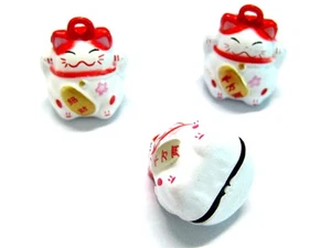 10 piezas Dijes Dinero Gato Jingle Bells Perro Gato Mascota Colgantes Base Latón - Imagen 1 de 5