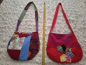 Handgefertigte schöne Farben Alltag Tragetaschen Handtasche (2 Taschen) Neu - Bild 1 von 4