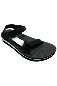Teva Women's Midform Universal Sandals Black/White - Picture 1 of 3