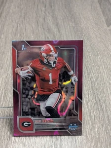 Talyn Taylor Georgia 2025 Bowman Cromo Topps Rosa Lava 1er Novato #180 - Imagen 1 de 2