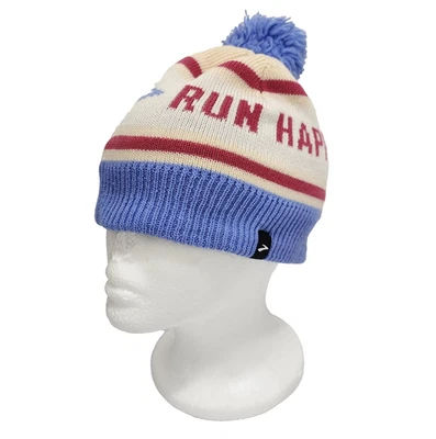 Brooks Run Happy F23 Heritage Pom Gorro Unisex Sombrero Ropa Deportiva Invierno Esquí OSFM Foto 1 de 4