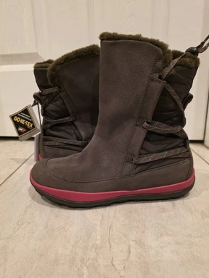 NUEVO CON ETIQUETAS: Bota Camper Para Mujer Peu Pista GM Media Pantorrilla, Gris Oscuro Marrón, GORE-TEX, 37 UE Foto 1 de 4