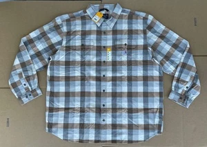 Carhartt Men’s 3XL Tall Loose Fit Heavyweight Long Sleeve Flannel Shirt TW4451-M - Picture 1 of 7