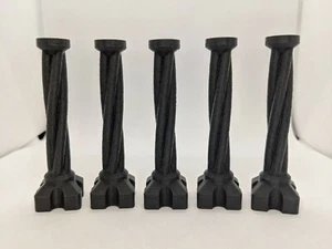 5x Pilares Góticos Columnas Postes 28mm 1:56 Wargames Modelo de Dispersión en Miniatura - Imagen 1 de 7
