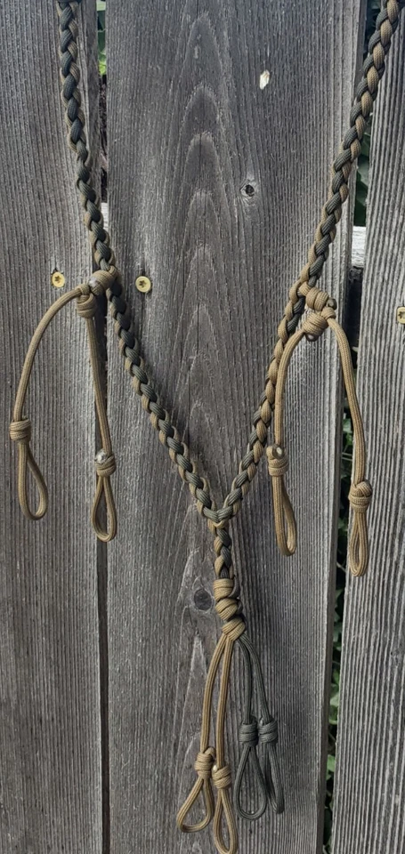 Cordão personalizado trançado pato chamada aves aquáticas ganso predador caça 550 Paracord - Imagem 1 de 4