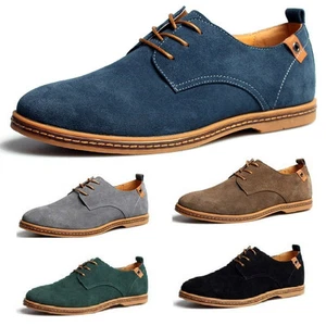 USA SHIPPED CLASSIC MEN  ENGLISH SUEDE OXFORD SHOE/DESERT SHOE FASHION Sz 8-10 - Picture 1 of 6