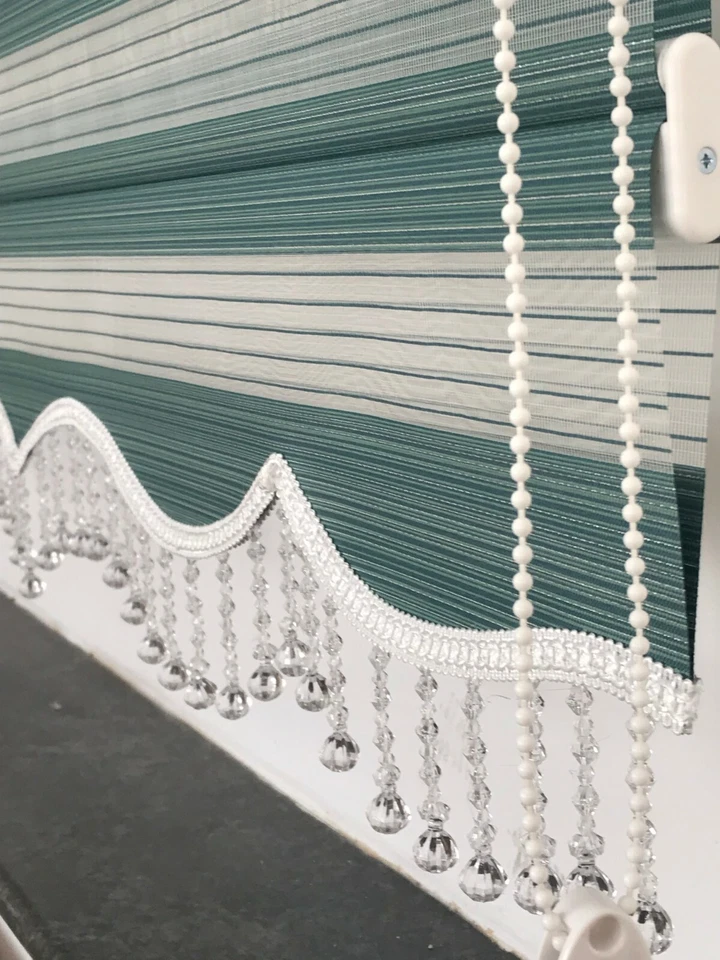 Doppelrollo. Duo Rollo. Zebra Rollo, Fensterrollo  mit Seitenzug - Bild 1 von 4