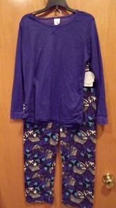 GAMING~2 Piece Sleep Set~Blue Waffle LS Shirt/Fleece Pants~Boys SIZES~New W/Tags - Picture 1 of 3