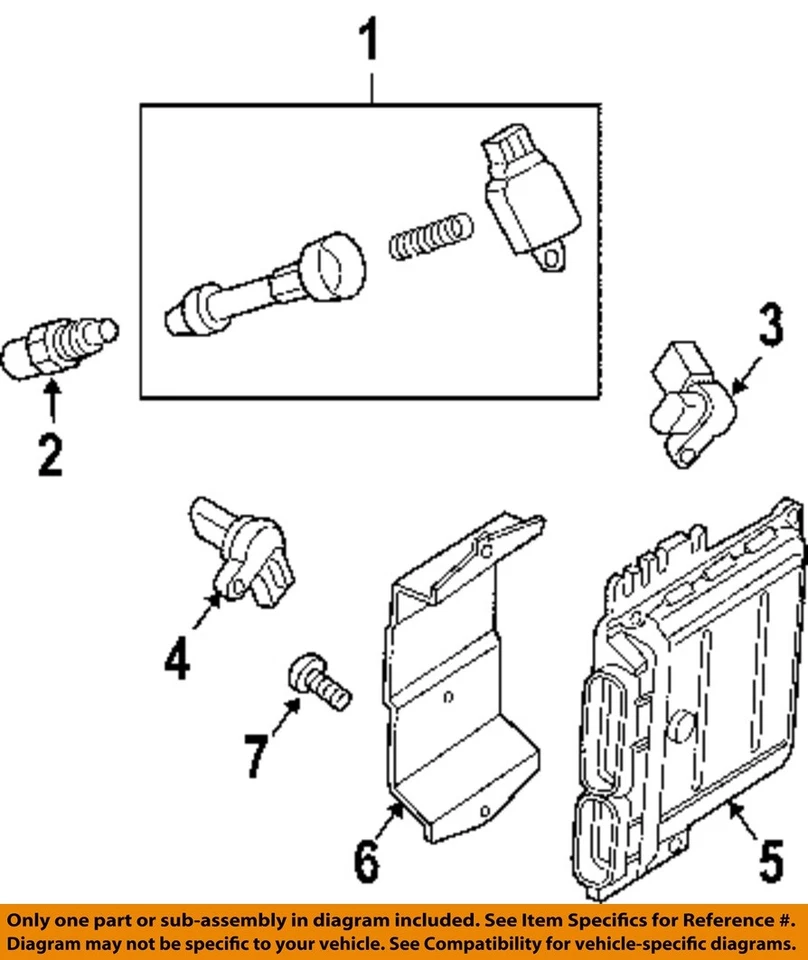 Sistema de encendido eléctrico Nissan OEM 02-10 350Z - Bujía 224015M015 Foto 1 de 1