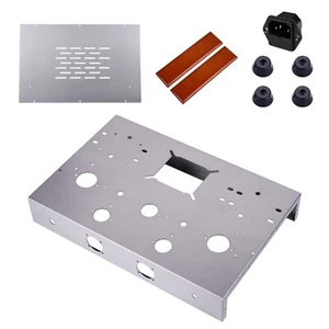 2A3 300B Tube AMP VU Meter Audio Amplifier Stainless Steel Chassis Box Enclosure - Picture 1 of 6