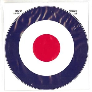 RAF Roundels Doppelpackungen Vinyl Aufkleber RAF01 Mods Weller Roller Jungen - Bild 1 von 1