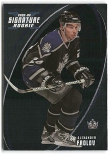2002-03 BE A PLAYER SIGNATURE SERIES RC #192 ALEXANDER FROLOV