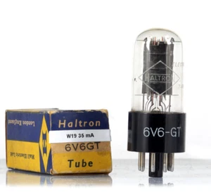 6V6GT/6V6 HALTRON NOS Tube Röhre Lampe TSF Valvola Valve 진공관 真空管 Valvula - Picture 1 of 1
