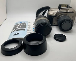 Minolta Vectis S-1 analoge Kamera mit 56-170 mm & 28-56 mm Objektiven, 3 Film - Bild 1 von 17